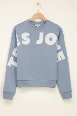 My Jewellery Sweat Bleu Très Jolie Blanc/Bleu Sale