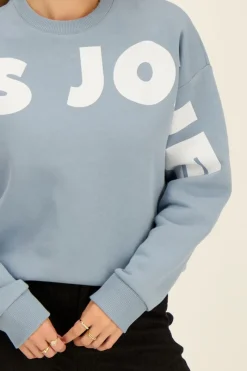 My Jewellery Sweat Bleu Très Jolie Blanc/Bleu Sale
