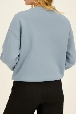 My Jewellery Sweat Bleu Très Jolie Blanc/Bleu Sale