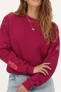 My Jewellery Sweat Graffiti Bordeaux "L'amour" Rouge foncé/Bordeaux Online