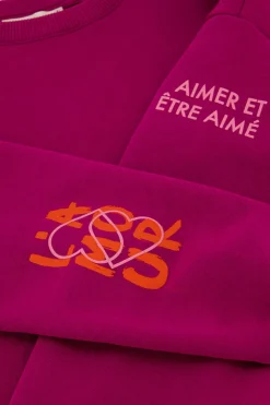 My Jewellery Sweat Graffiti Bordeaux 