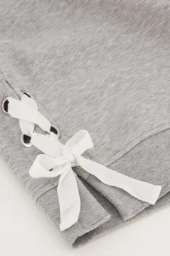 My Jewellery Sweat Gris Avec Nœuds Blancs Clearance
