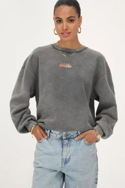 My Jewellery Sweat Gris Foncé "Rue Des Rosiers" New