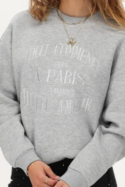 My Jewellery Sweat Gris "Hotel Amour" Sale