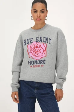 My Jewellery Sweat Gris "Rue Saint Honoré" Clearance