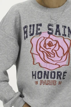 My Jewellery Sweat Gris "Rue Saint Honoré" Clearance