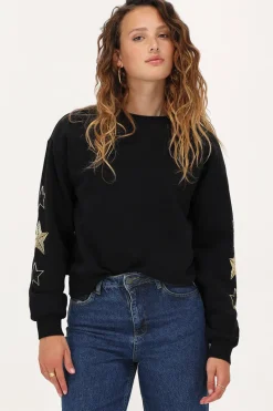 My Jewellery Sweat Noir Avec étoiles Dorées Sale
