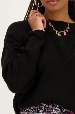 My Jewellery Sweat Structuré Noir Fashion