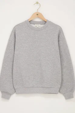 My Jewellery Sweat Oversize Basique Gris Hot