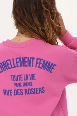 My Jewellery Sweat "Éternellement Femme" Rose Hot