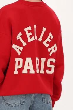 My Jewellery Sweat "Atelier Paris" Rouge Discount