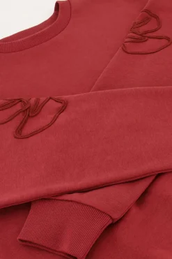 My Jewellery Sweat Rouge Avec Broderie Online