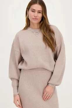 My Jewellery Sweat Côtelé Taupe Hot