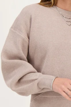 My Jewellery Sweat Côtelé Taupe Hot