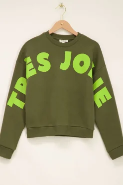 My Jewellery Sweat Vert Très Jolie Vert citron/Vert Sale