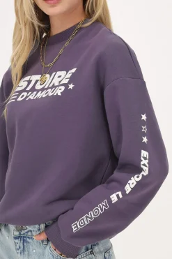My Jewellery Sweat Violet "Histoire D'amour" New