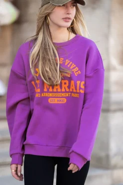 My Jewellery Sweat Violet "La Joie De Vivre" Online