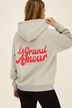 My Jewellery Sweat-shirt à Capuche Gris Le Grand Amour New
