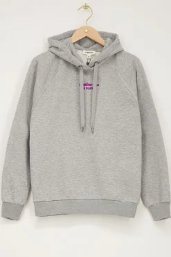 My Jewellery Sweat-shirt à Capuche Gris Emmène-moi à Paris Discount