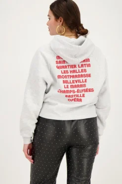 My Jewellery Sweat-shirt Paris City Gris Outlet