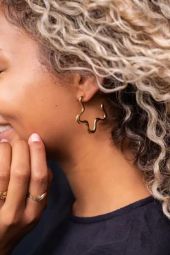 My Jewellery Swirl Boucles D’oreilles De Forme Ondulée Online