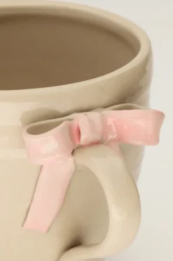 My Jewellery Tasse Beige Avec Noeud New