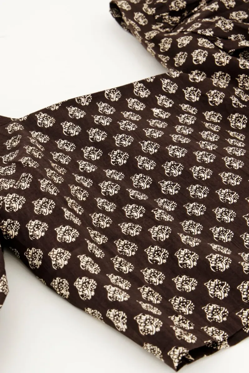 My Jewellery Top Gris Foncé à Motifs Outlet