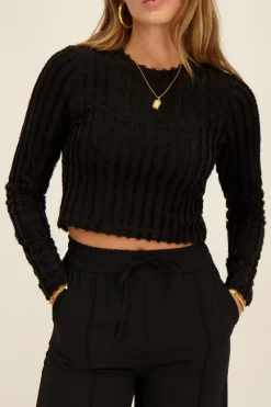My Jewellery Top à Rayures Noir Online