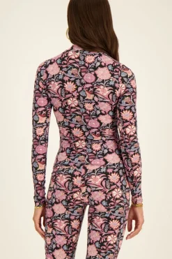 My Jewellery Top Noir Fleuri Discount
