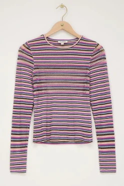 My Jewellery Top Rayé Multicolore Fashion