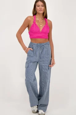 My Jewellery Top Rose En Lurex Rose/Fuchsia Sale