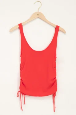 My Jewellery Top Rouge Avec Cordon De Serrage Clearance