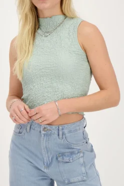 My Jewellery Top Sans Manches Bleu Clair Bleu clair/Bleu Online