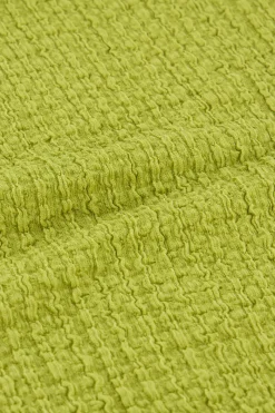 My Jewellery Top Texturé à épaules Dénudées Vert citron/Vert Hot
