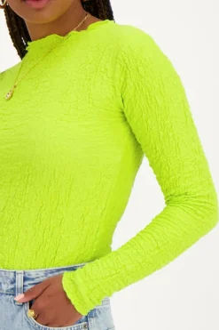 My Jewellery Top Vert Néon Vert citron Discount