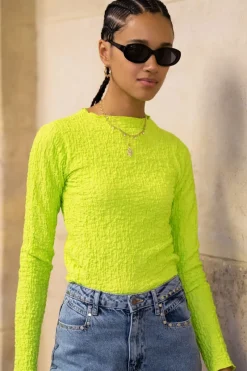 My Jewellery Top Vert Néon Vert citron Discount