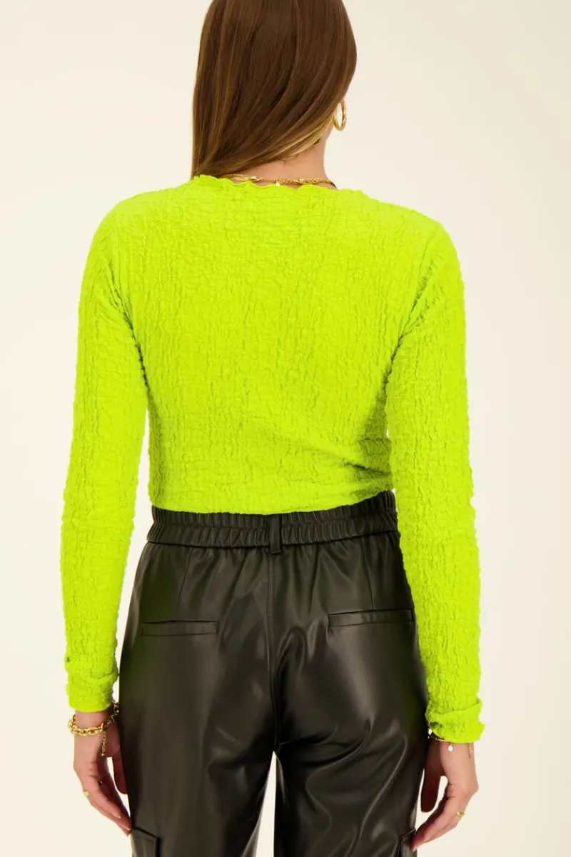 My Jewellery Top Vert Néon Vert citron Discount
