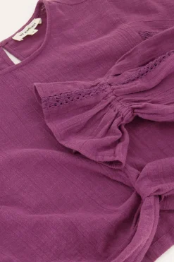 My Jewellery Top Violet Avec Bande Et Boutons Online