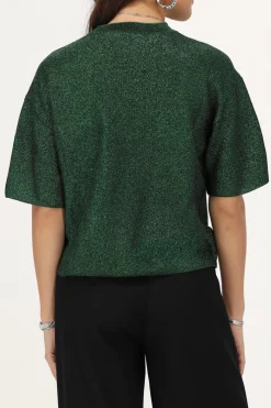 My Jewellery T-shirt Oversize Avec Lurex Vert Online