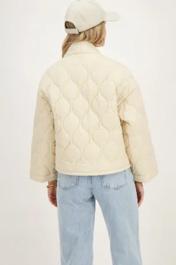 My Jewellery Veste Kimono Matelassée Beige Online
