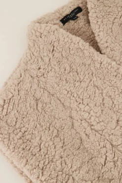 My Jewellery Veste Sans Manches Beige Teddy Avec Ceinture Online