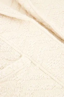My Jewellery Veste Sans Manches Blanche Avec Jacquard En Zigzag Discount